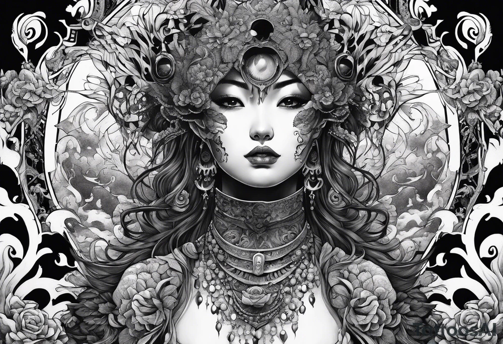 body horror tattoo idea