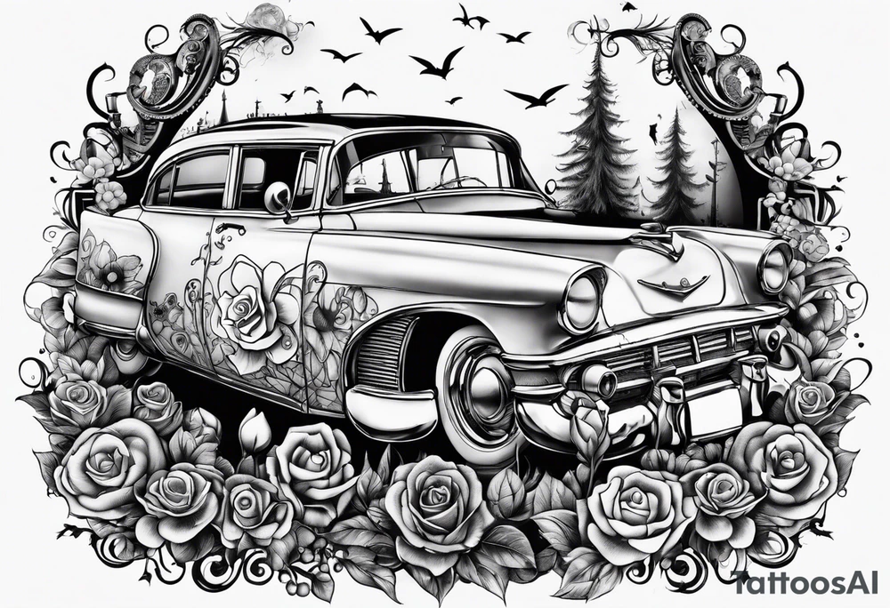 Tim burton tattoo idea