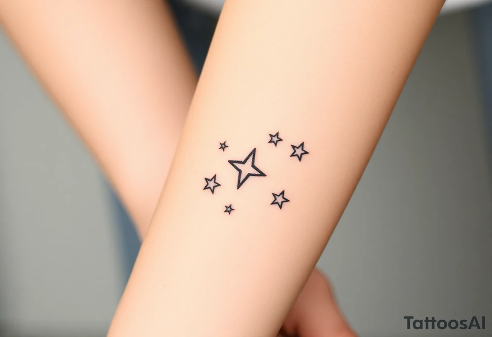 Stars tattoo idea