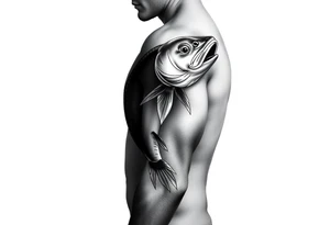 Fishing tattoo idea