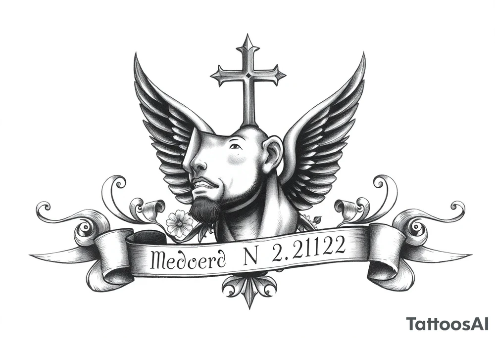 Memorial brother Dennis 24-01-12 tattoo idea