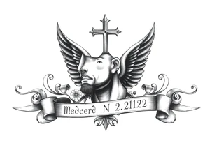 Memorial brother Dennis 24-01-12 tattoo idea