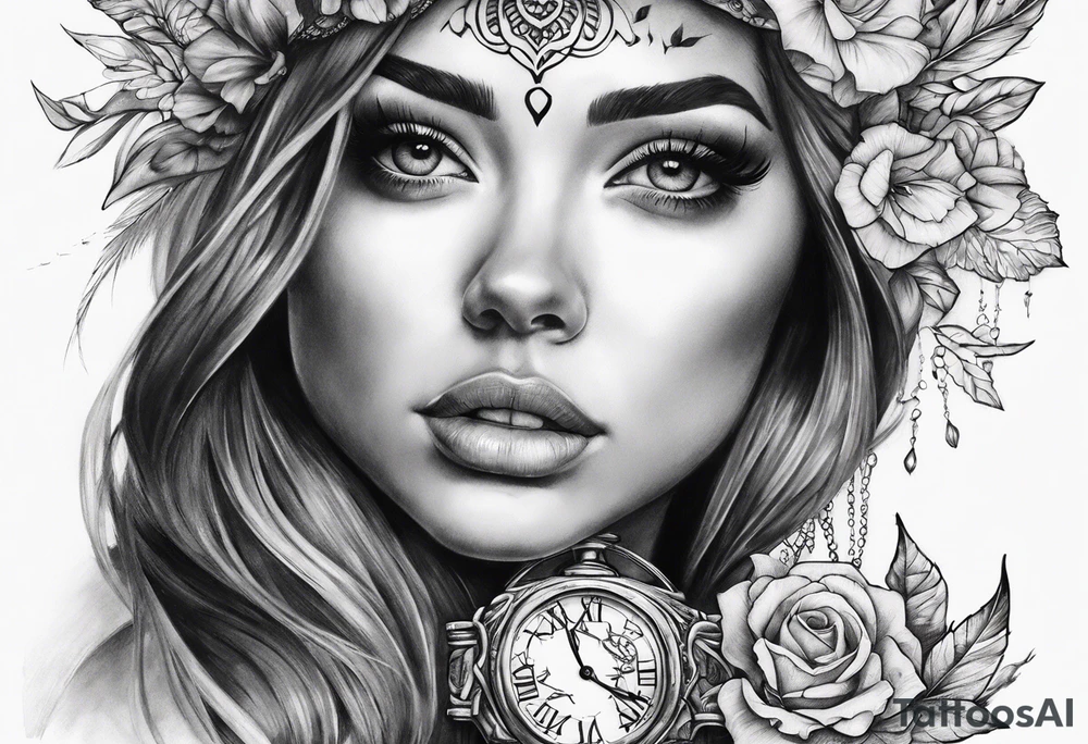 Time isnloss tattoo idea