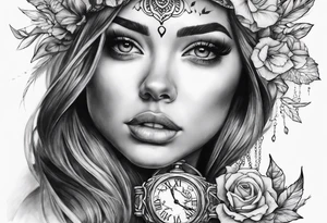 Time isnloss tattoo idea
