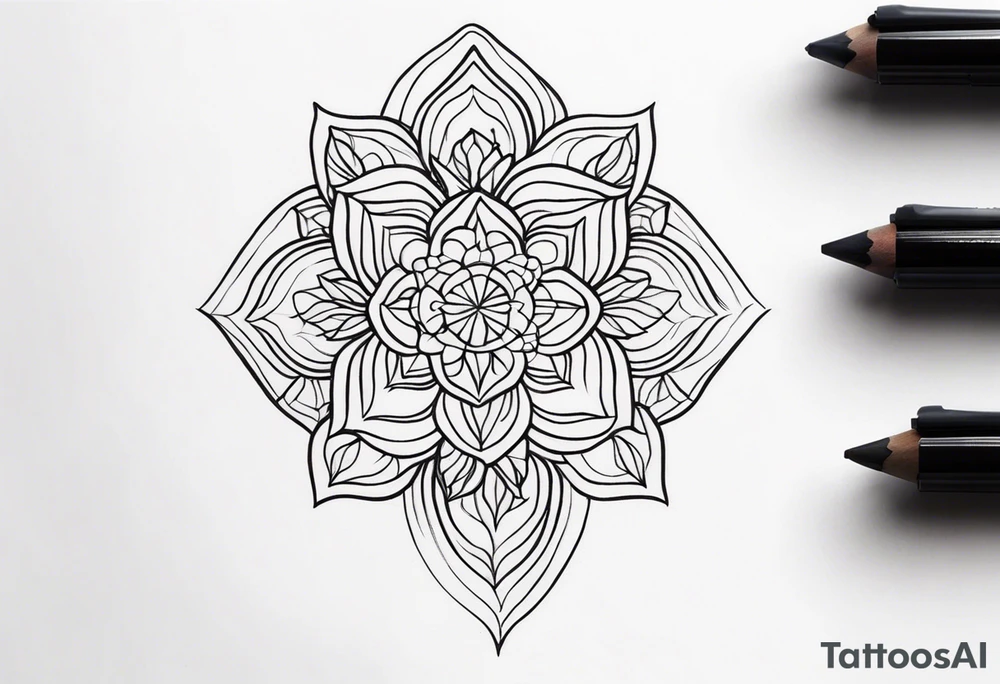tiny tattoo kazhak inspired tattoo idea