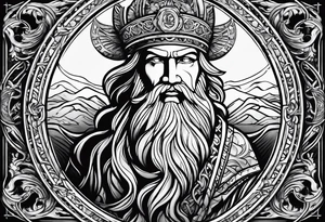 The symbol of Matthias in the bible tattoo idea