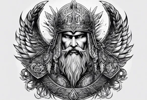 Valhalla entrance tattoo idea