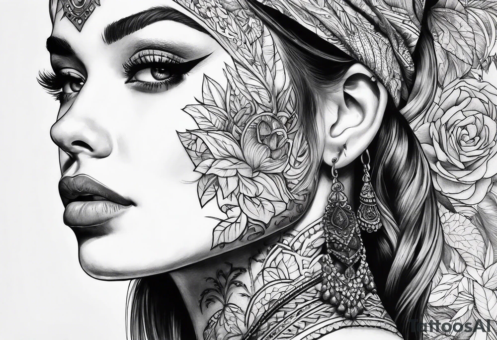 Sexy tattooed women tattoo idea