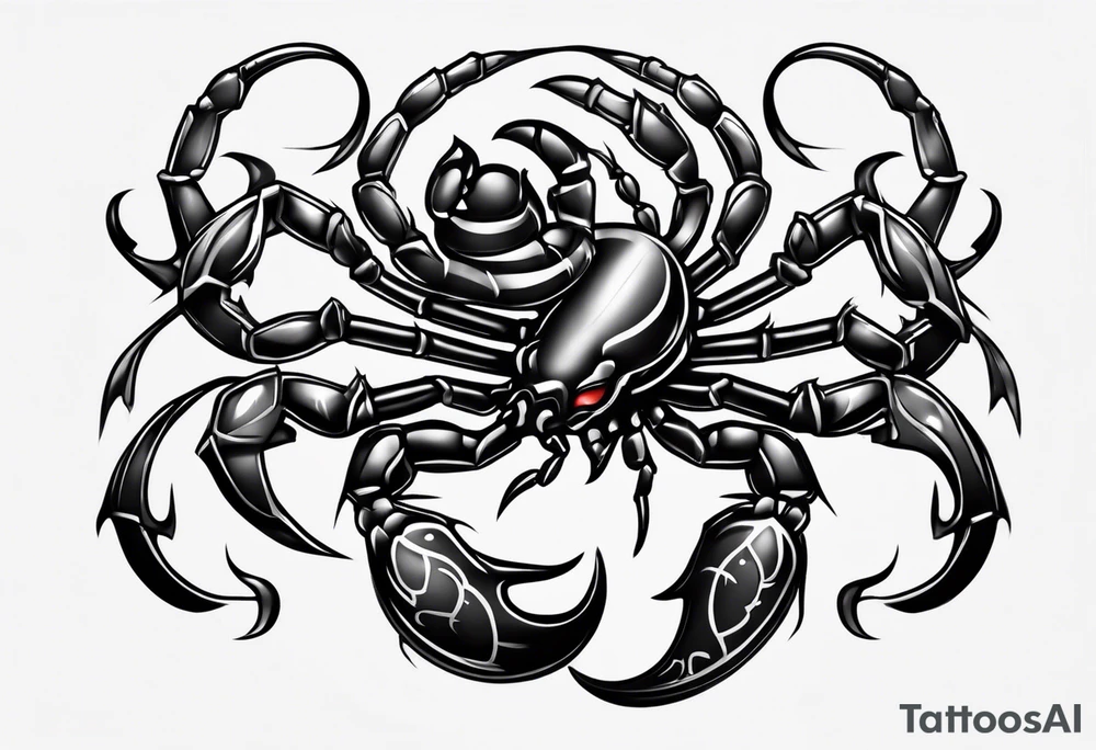 scorpio tattoo idea