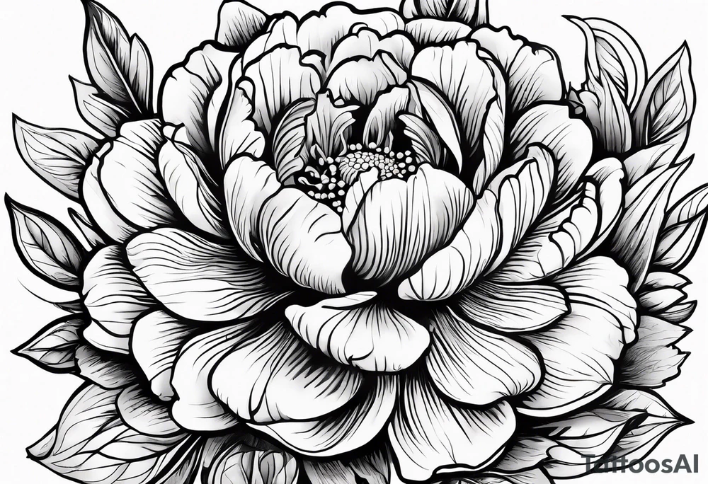 January, February, April, June, July, September birth flower tattoo idea