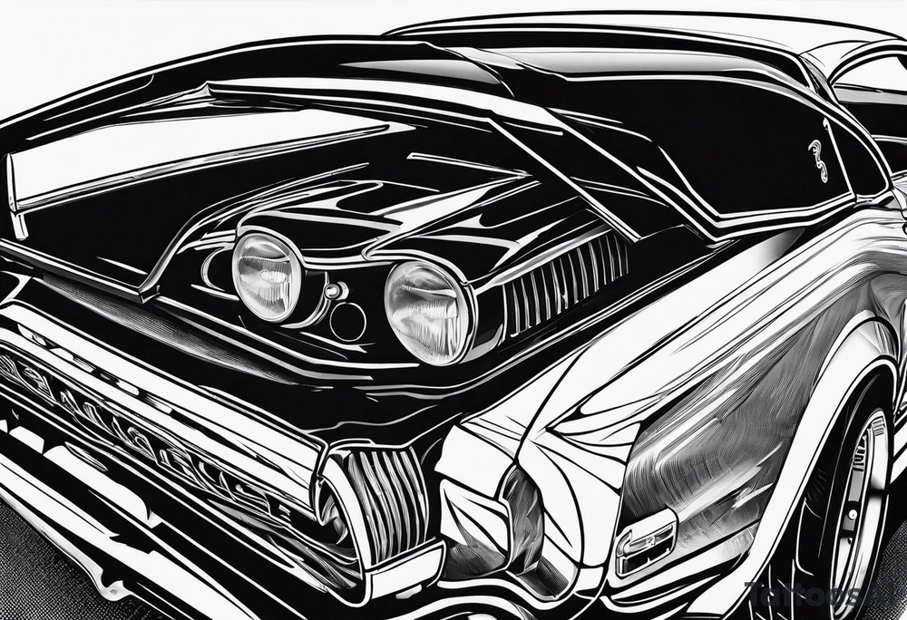 Bowling and ford mustang tattoo idea