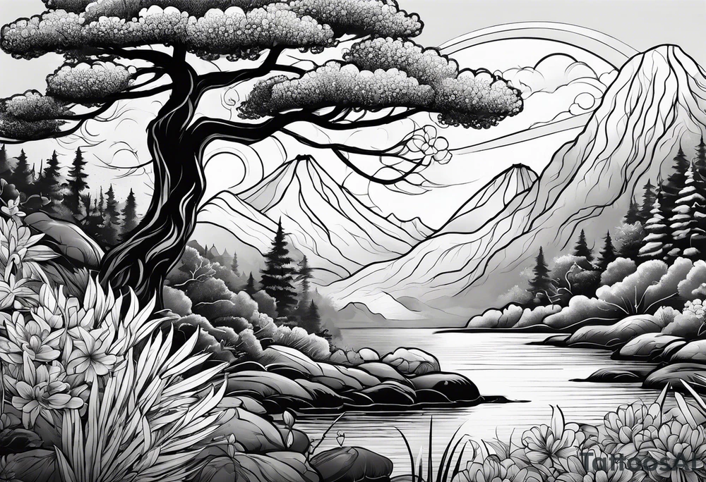Nature tattoo idea