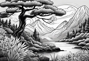 Nature tattoo idea