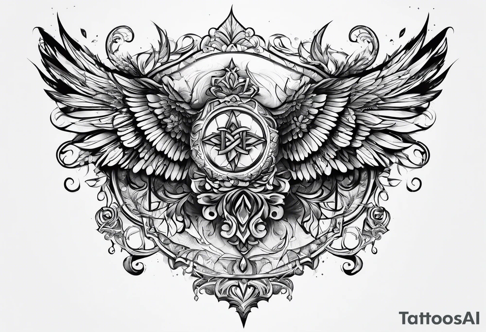broken tattoo idea