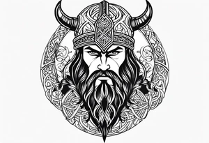 Viking full sleeve tattoo tattoo idea