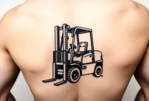 forklift tattoo idea