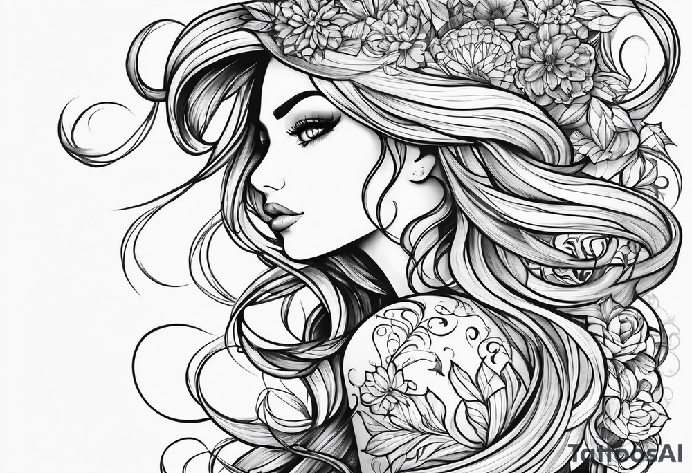 Tangled tattoo idea
