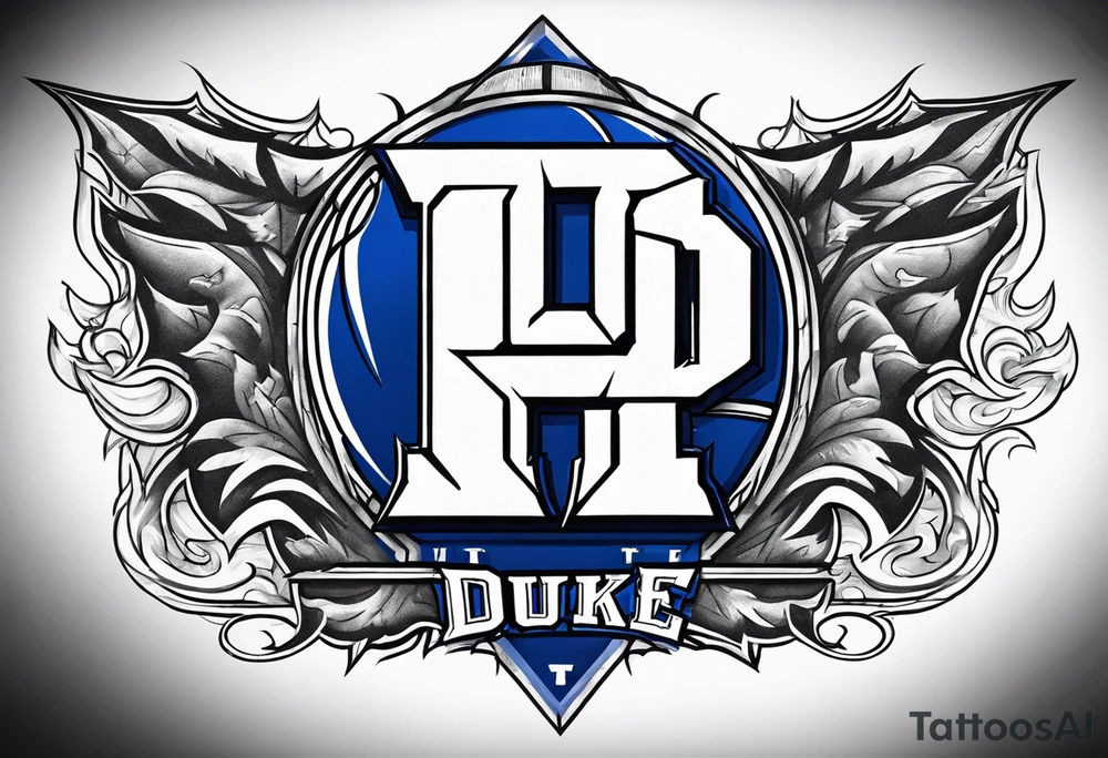 duke blue devils men’s basketball tattoo idea