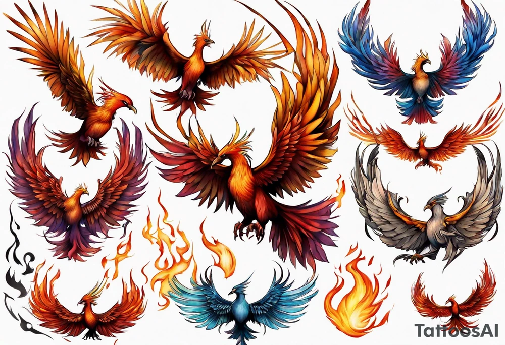 pheonix tattoo idea
