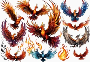 pheonix tattoo idea