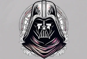 Darth Revan’s mask tattoo idea