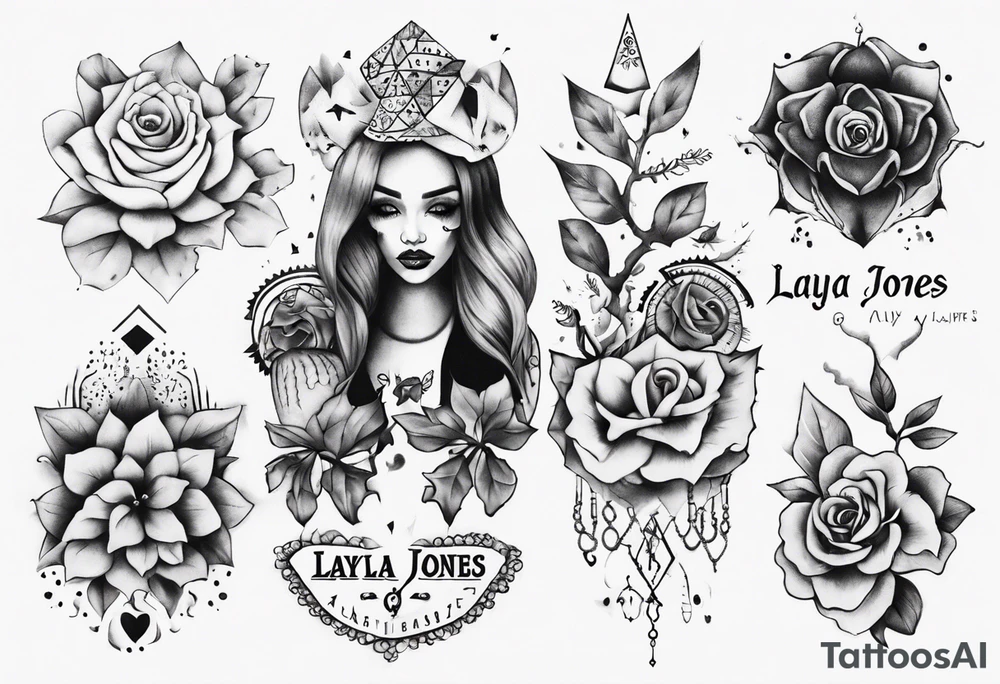 Layla Jones
4-ever and always tattoo idea