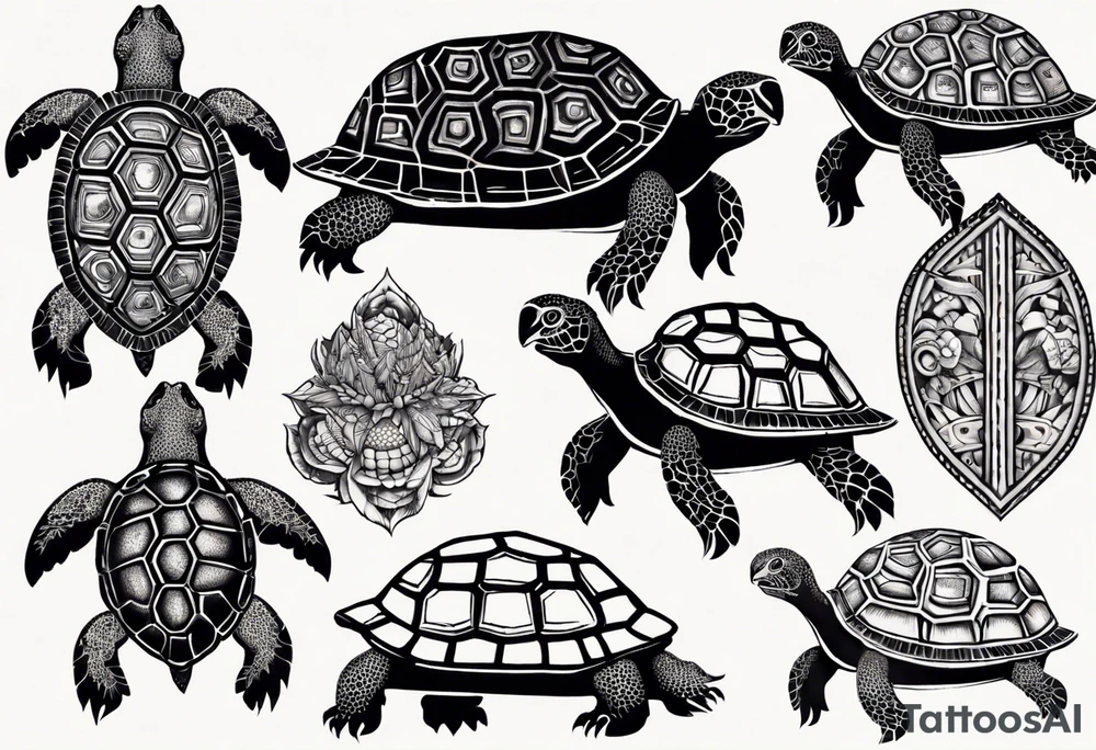tortoise tattoo idea
