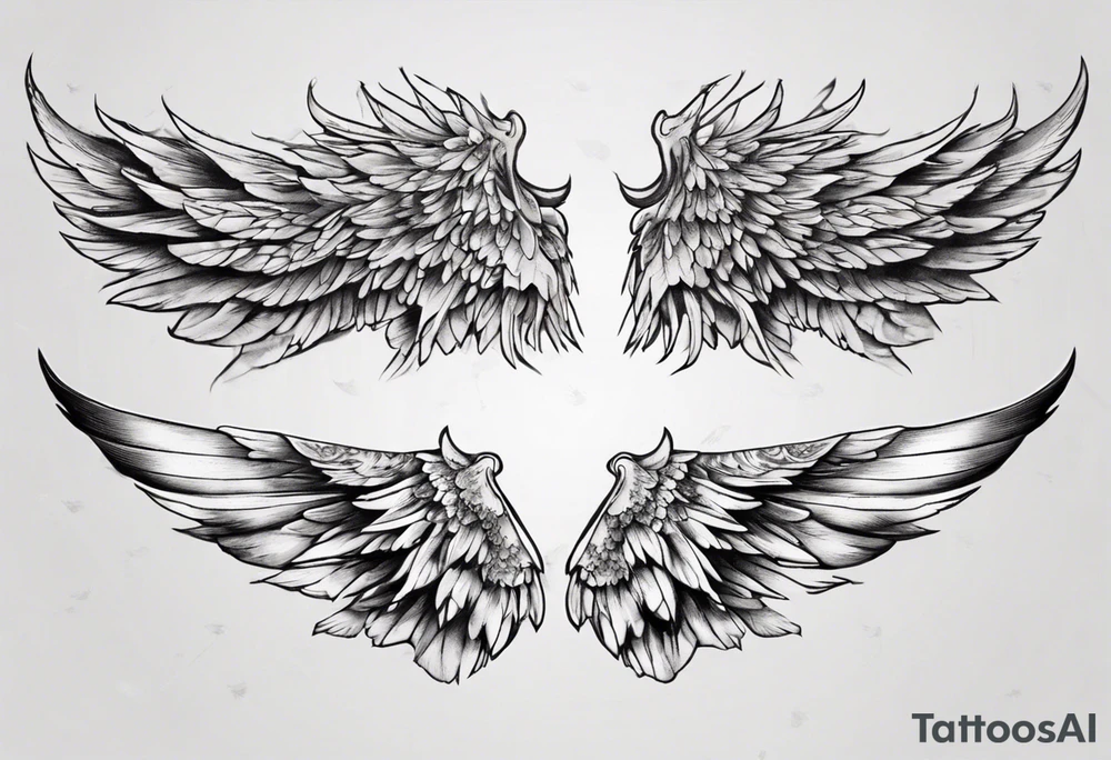 wings tattoo idea