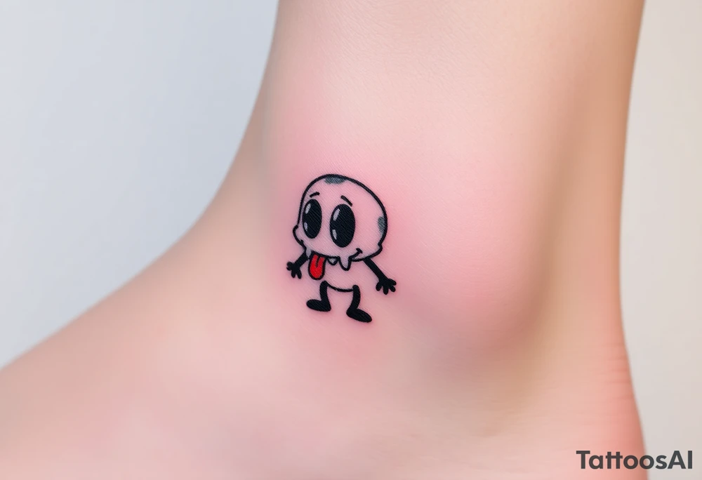 Drippy cartoon tattoo idea