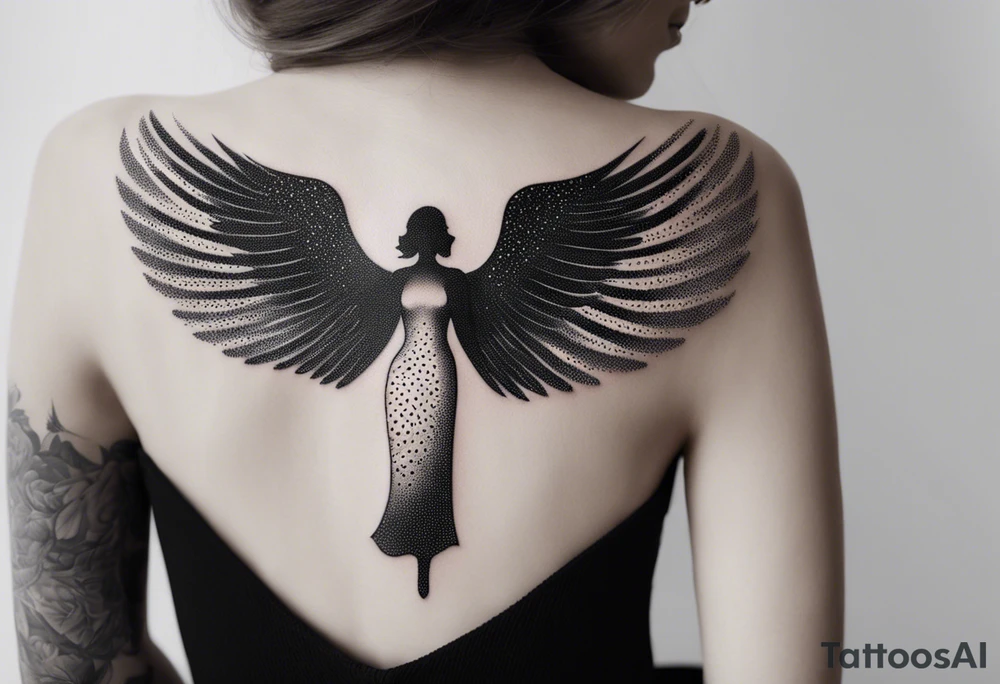 Angel tattoo idea