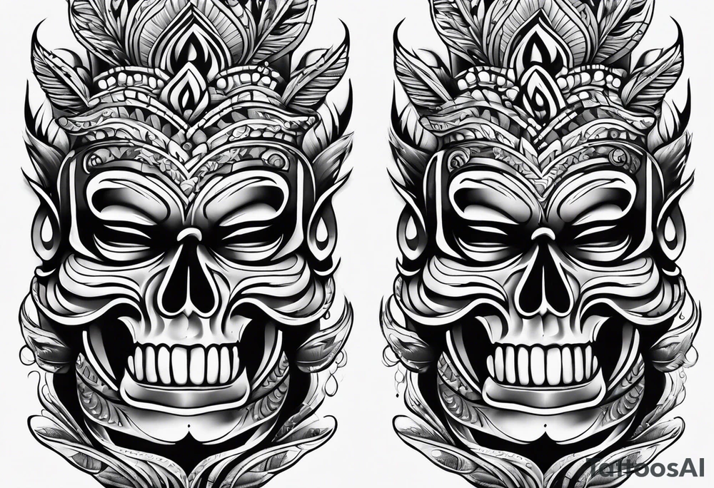 chicano style arm tattoo tattoo idea