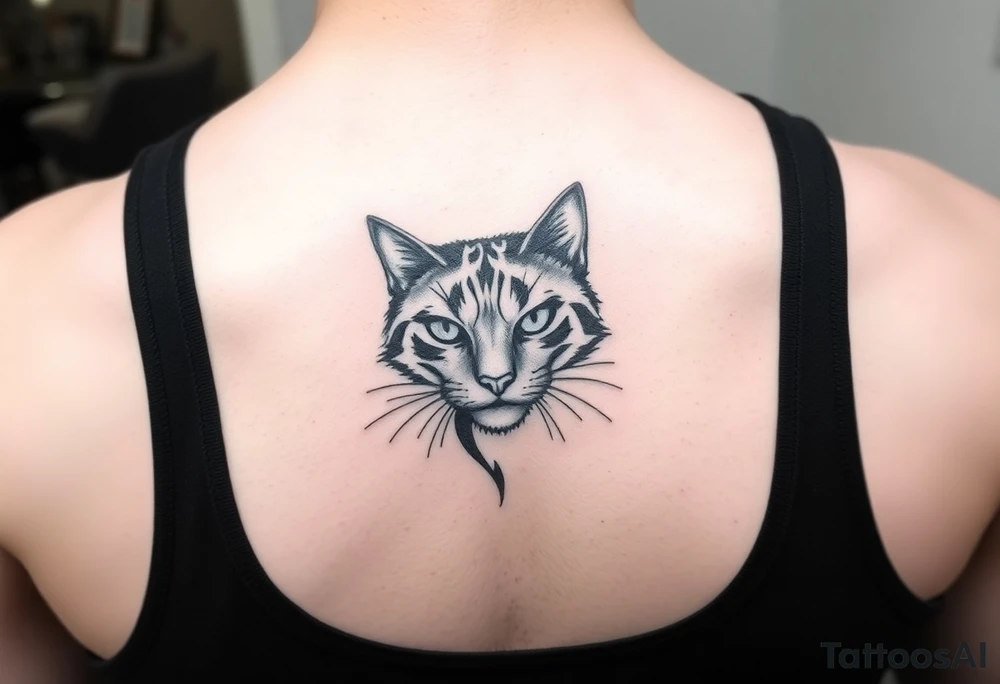 Black Cat tattoo idea