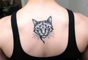 Black Cat tattoo idea