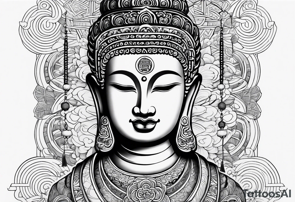 Buddism forearm tattoo tattoo idea