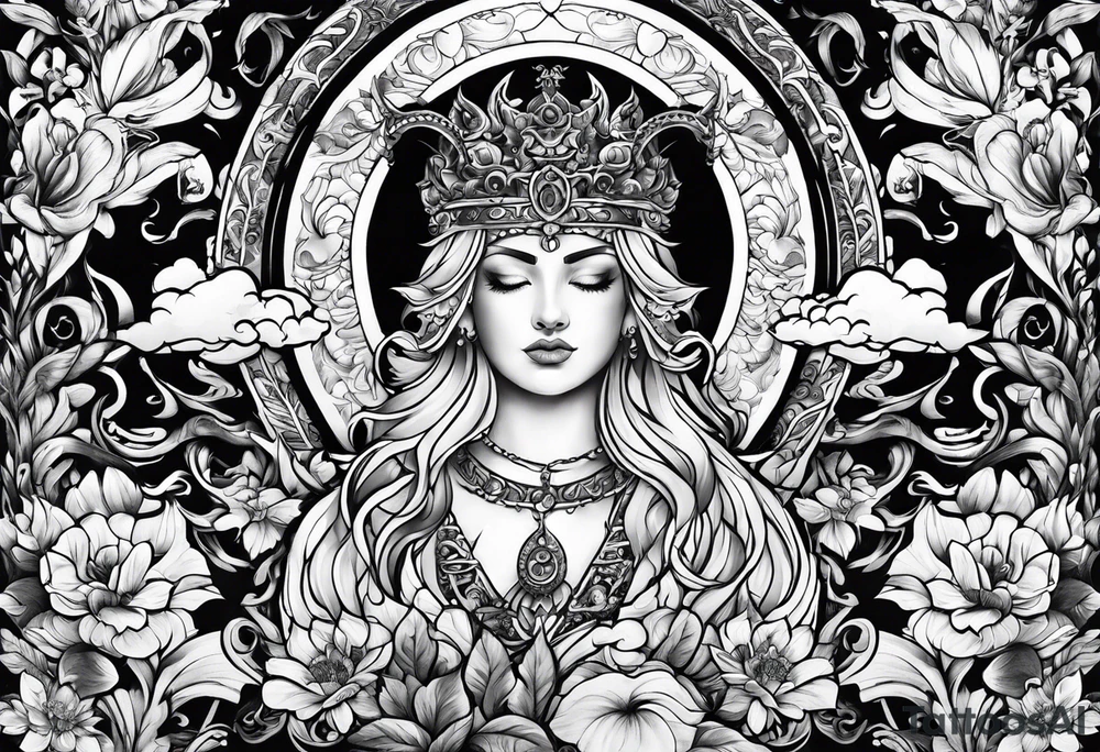 heaven and hell tattoo tattoo idea