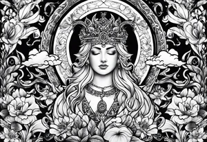 heaven and hell tattoo tattoo idea