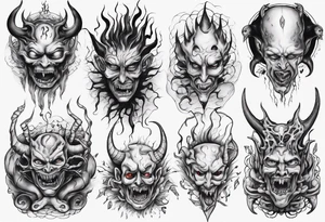 Inner demons tattoo idea