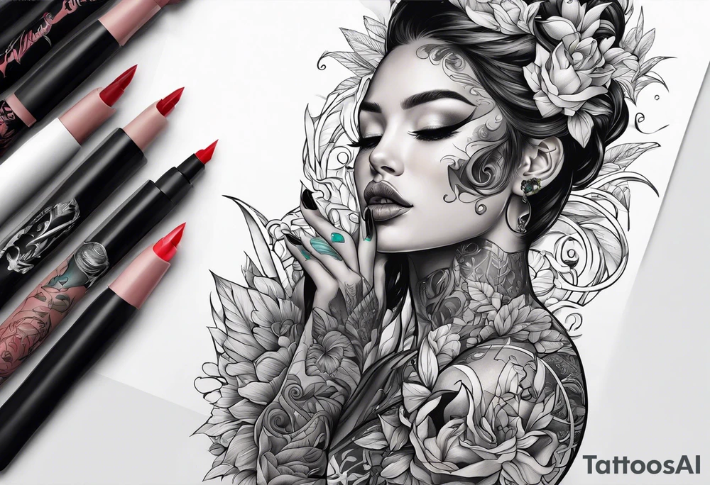 Shhh finger tattoo idea