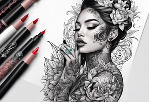 Shhh finger tattoo idea