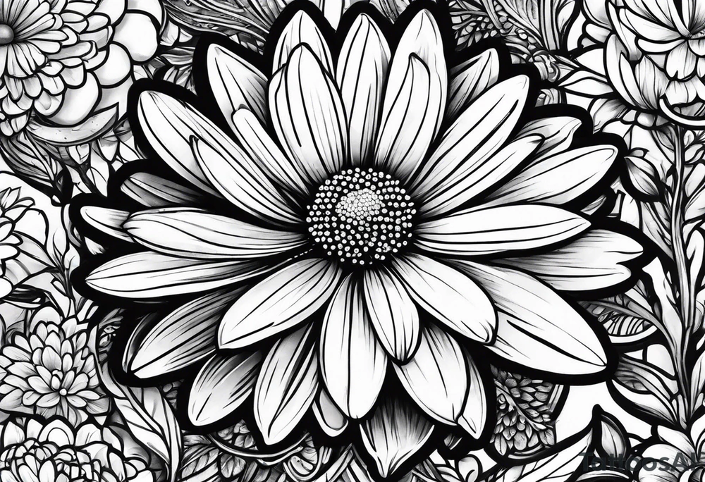 daisy tattoo tattoo idea