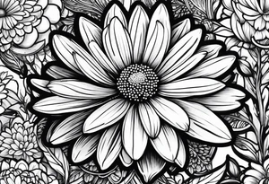 daisy tattoo tattoo idea