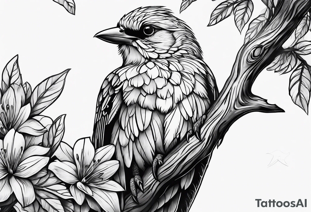 Birdoak tattoo idea