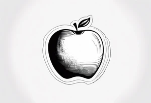 Apple, “Apple of my eye”, dad, bicep, feminine tattoo idea