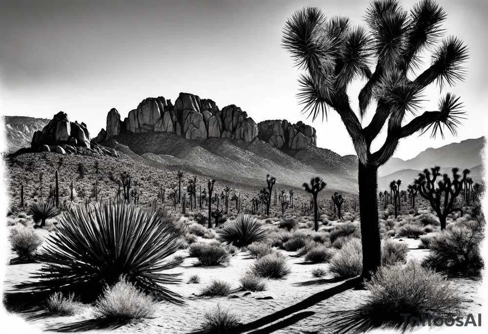 Joshua trees tattoo idea
