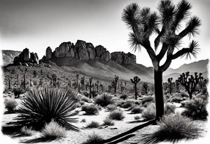Joshua trees tattoo idea
