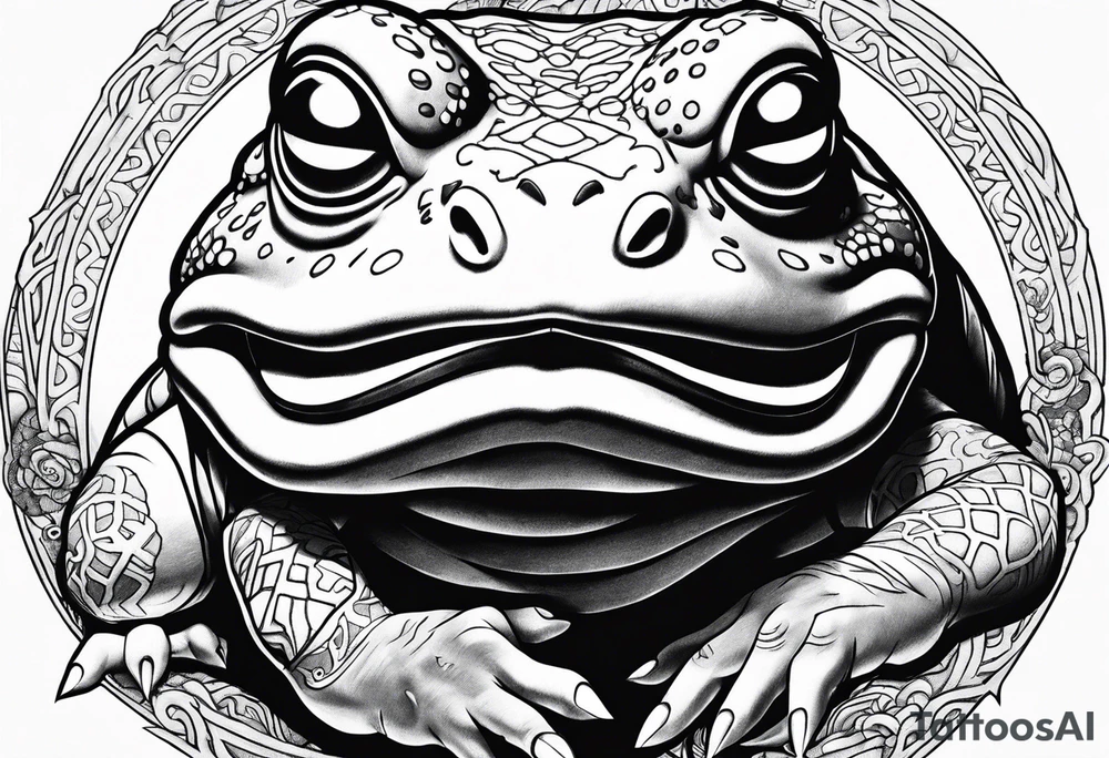 Jiraiya Naruto Gamakichi toad tattoo idea