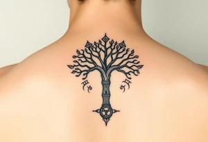 Kabbalah tree of life tattoo idea