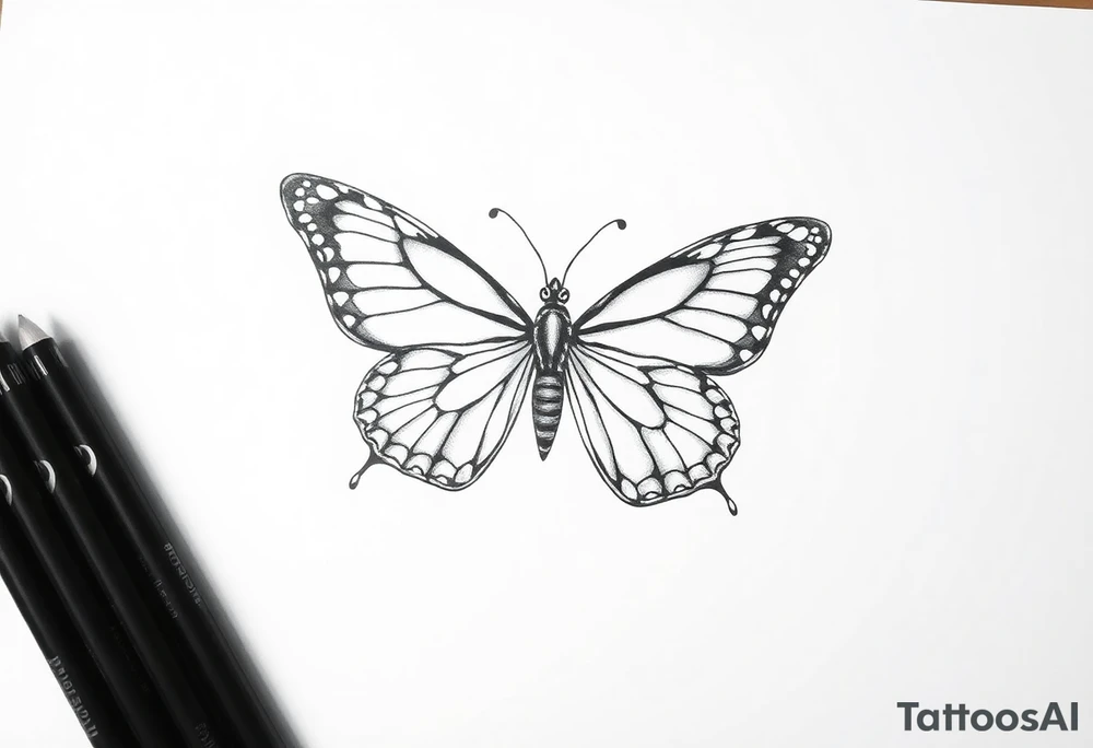 butterfly tattoo idea