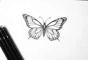 butterfly tattoo idea