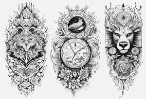 Sleeve Scandinavia tattoo idea